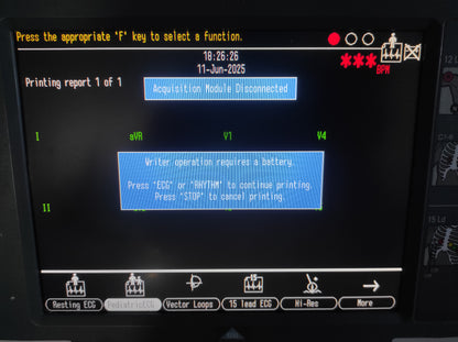 GE MAC 5500 HD Resting ECG Machine with Color Display Electrocardiogram System