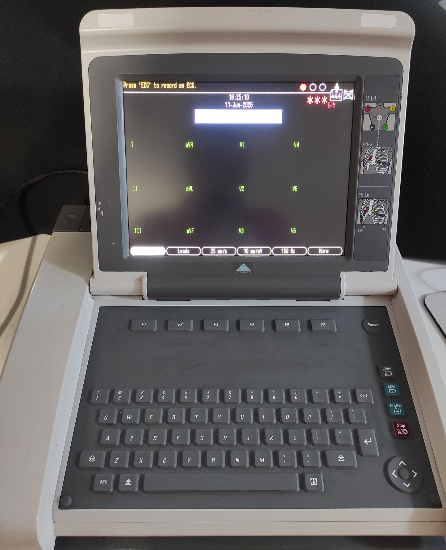 GE MAC 5500 HD Resting ECG Machine with Color Display Electrocardiogram System