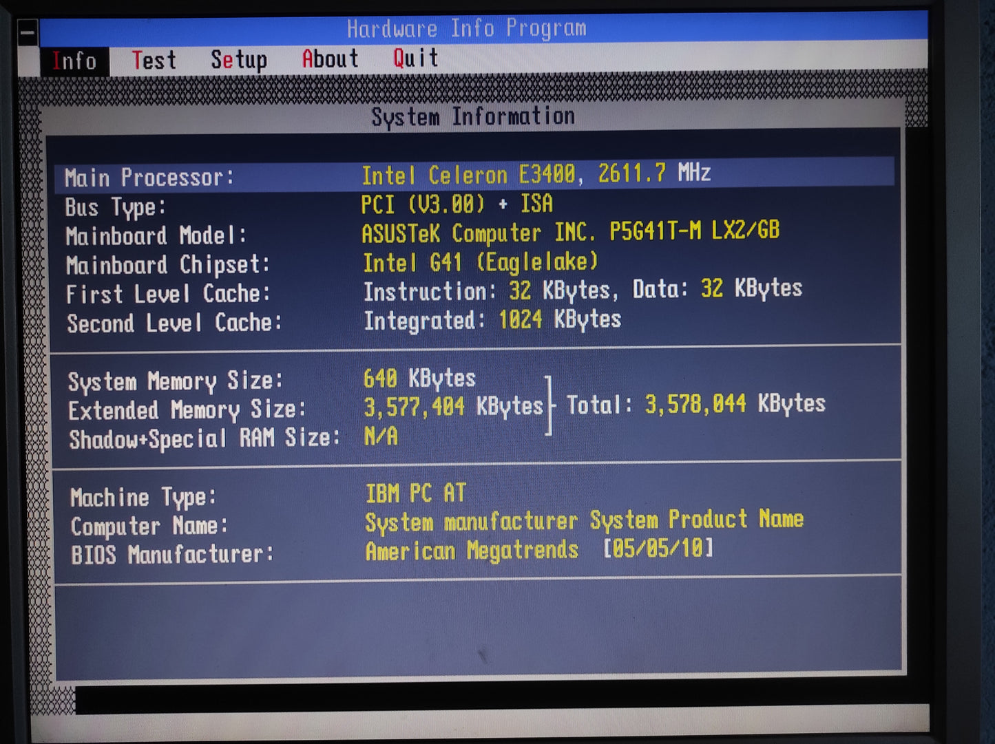 ASUS P5G41T-M LX2/GB Socket 775 DDR3 Motherboard PCIe x16 Intel G41