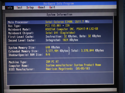 ASUS P5G41T-M LX2/GB Socket 775 DDR3 Motherboard PCIe x16 Intel G41