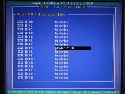 Adaptec ASC-29160 PCI SCSI Adapter Ultra160 PCI-X Controller Card