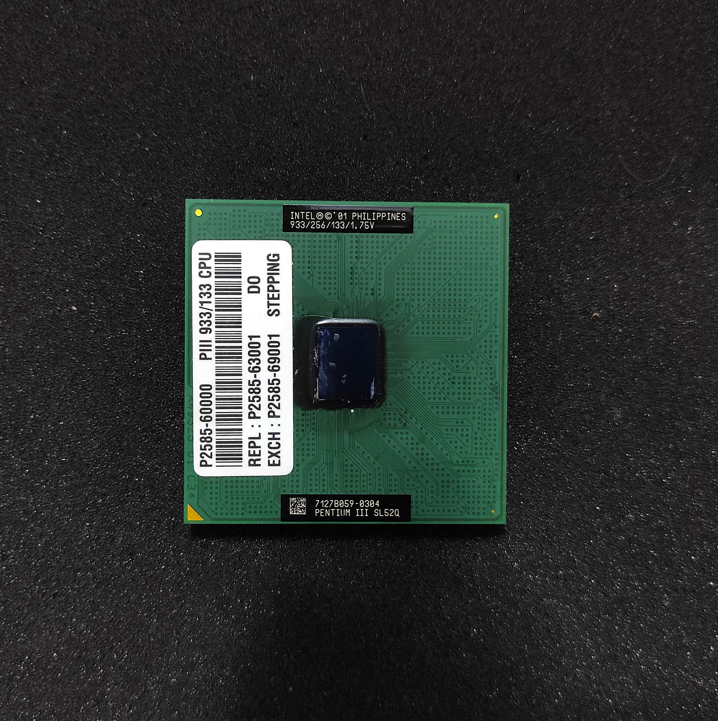 Intel Pentium III SL52Q Socket 370 933MHz/256/100/1.75V Vintage Retro CPU