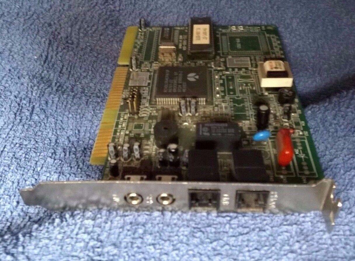 Rockwell FM-56PC Rev B ISA Modem Card RCVDL56ACFW/SP R6761-22 9724 B38639-2 - Retro PC Hardware & More