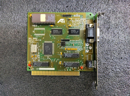 ATI Small Wonder Graphics 18701 Vintage Retro 64kb 8bit ISA CGA MDA Video Card - Retro PC Hardware & More