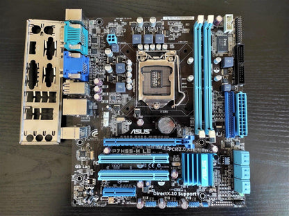 ASUS P7H55-M LE Socket 1156 mATX Motherboard DDR3 PCIe 2.0 x16 SATA H55 Chipset - Retro PC Hardware & More