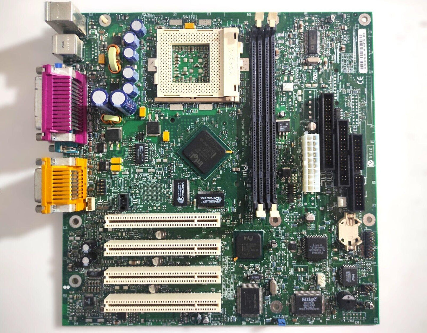 Intel Desktop Board CA810e Socket 370 mATX Retro Motherboard PCI A01986-304 - Retro PC Hardware & More