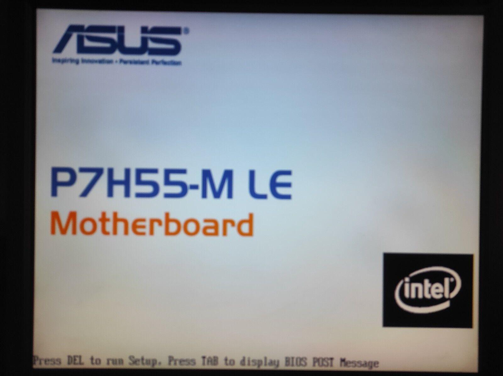 ASUS P7H55-M LE Socket 1156 mATX Motherboard DDR3 PCIe 2.0 x16 SATA H55 Chipset - Retro PC Hardware & More