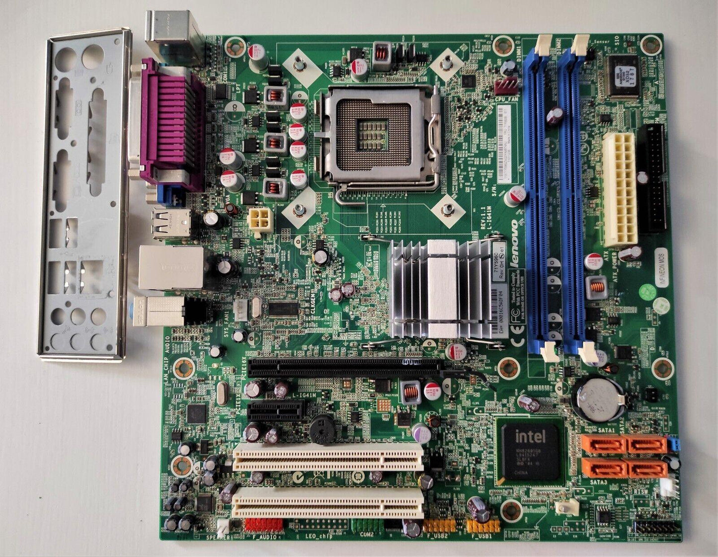 Lenovo L-IG41M Socket 775 DDR2 Motherboard 71Y6838 ThinkCentre A58 M70E M60E - Retro PC Hardware & More