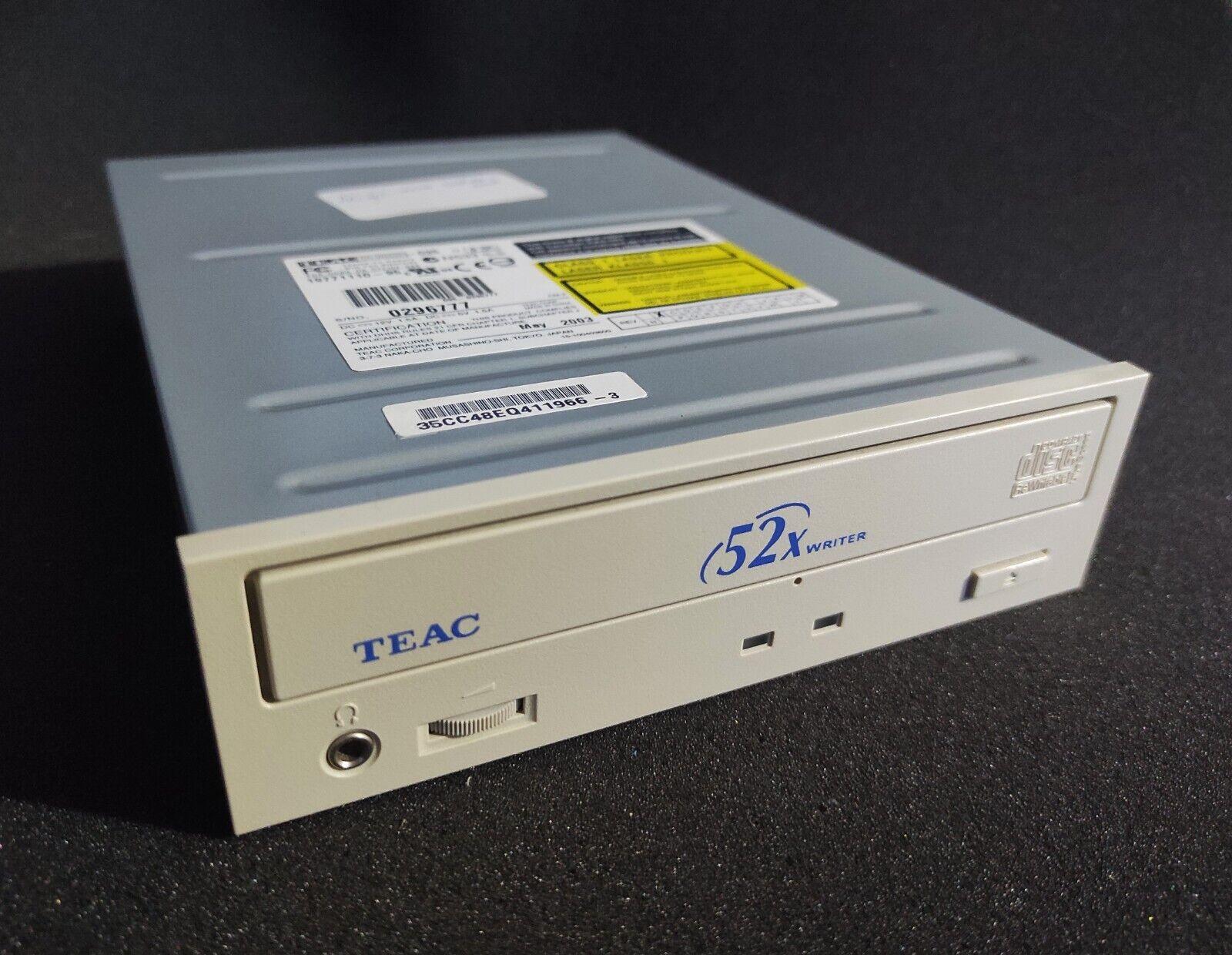 TEAC CD-W552E-095 IDE 5.25" Internal Vintage Retro Beige CD-RW Drive 19771110-95 - Retro PC Hardware & More