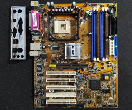 ASUS P4C800 GOLD Socket 478 ATX DDR Motherboard AGP Pro PCI Intel 875P Chipset - Retro PC Hardware & More