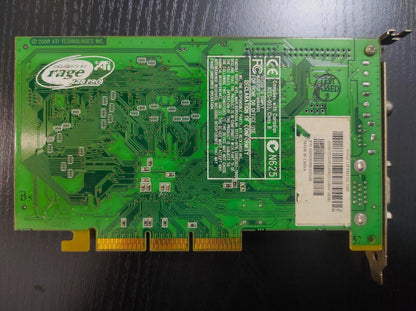 ATI Rage 128 Pro Xpert 2000 AGP 16MB VGA S-Video Comp Graphics Card 109-63200-01 - Retro PC Hardware & More