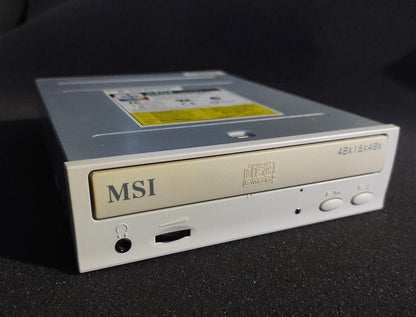 MSI CR48-A MS-8348A IDE 5.25" Internal Vintage Retro Beige CD-RW Drive 48x16x48x - Retro PC Hardware & More