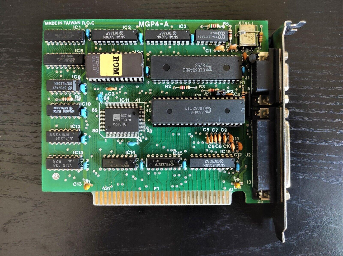 Tamarack TD3010 Hercules HGC MGP4-A Vintage Retro 8-bit ISA Graphics Video Card - Retro PC Hardware & More