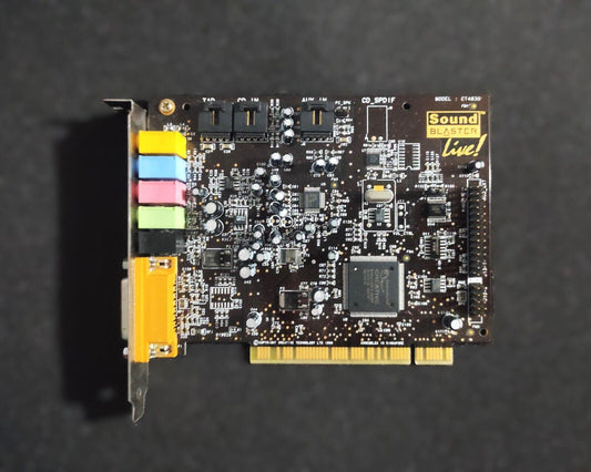 Creative Labs Sound Blaster Live! CT4830 5.1 PCI Sound Audio Card - Retro PC Hardware & More