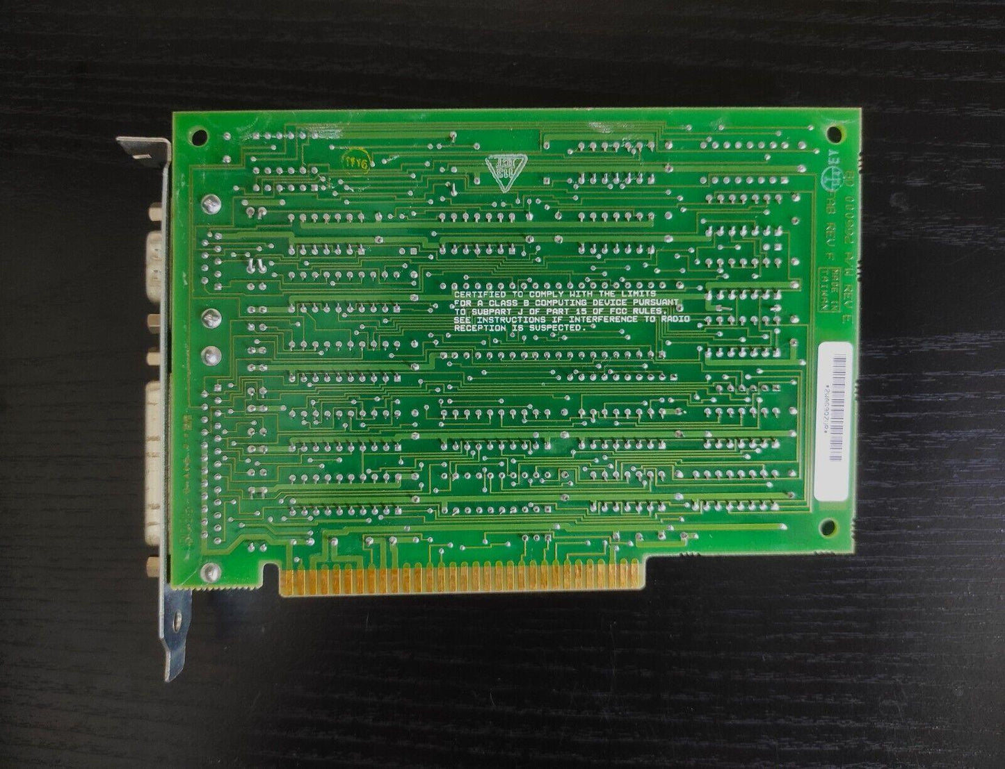 HP Compaq Vintage Retro 8 bit ISA I/O Controller Card Serial Parallel 109866-001 - Retro PC Hardware & More