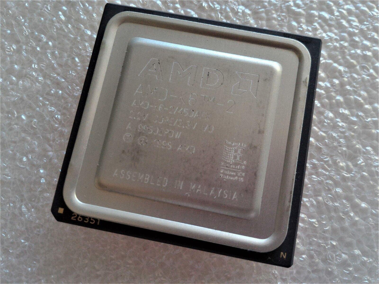 AMD-K6-2/450AFX Super Socket 7 CPU 450MHz Vintage Retro Ceramic Processor - Retro PC Hardware & More