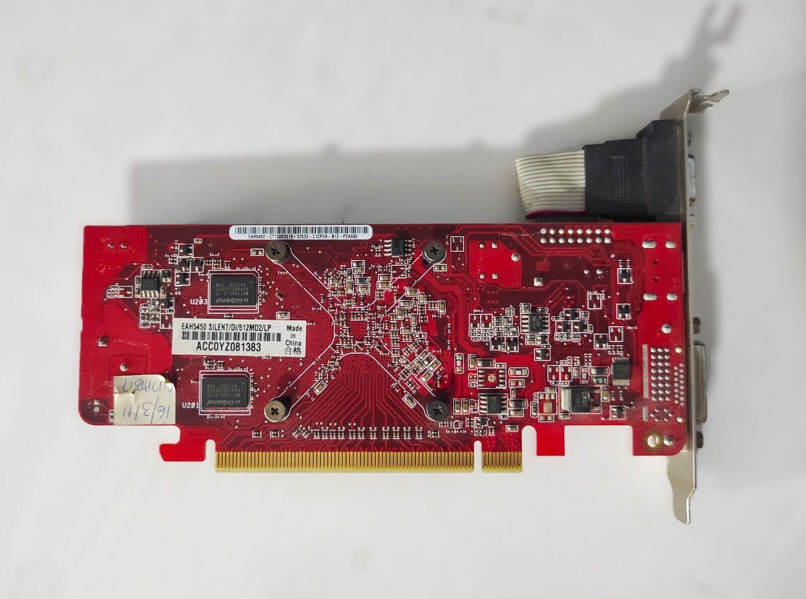 ASUS ATI Radeon HD 5450 PCIe 512MB GDDR3 VGA DVI HDMI Graphics Card EAH5450 - Retro PC Hardware & More