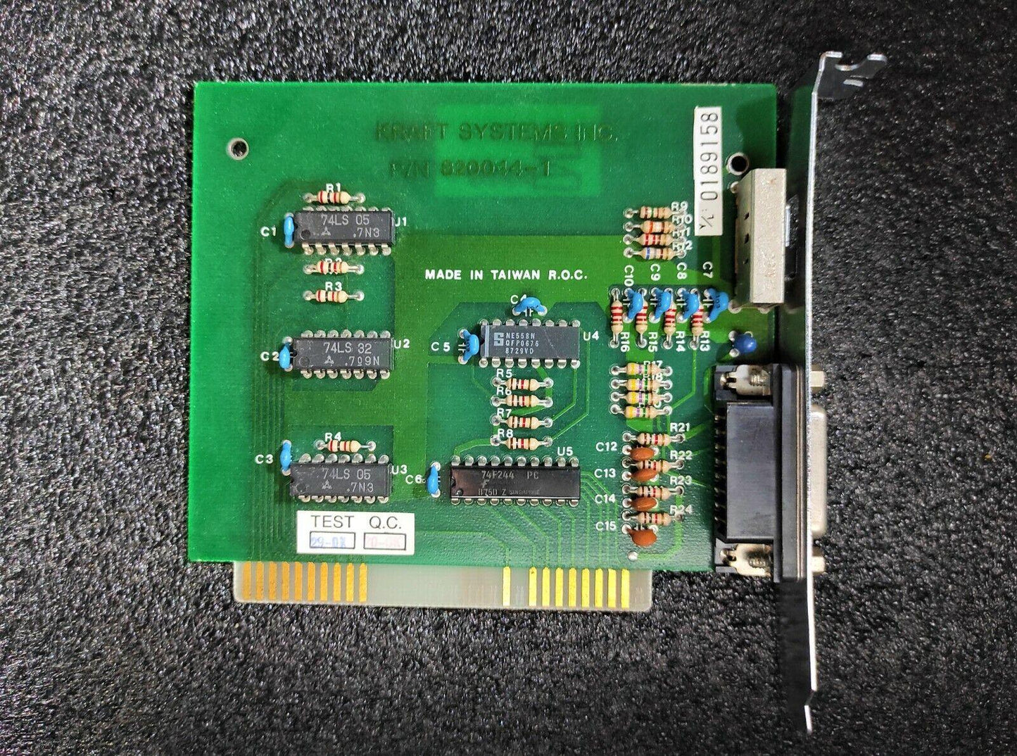 Kraft Systems Inc P/N 820044-1 Vintage Retro 8-Bit ISA BKL 36C Controller Card - Retro PC Hardware & More