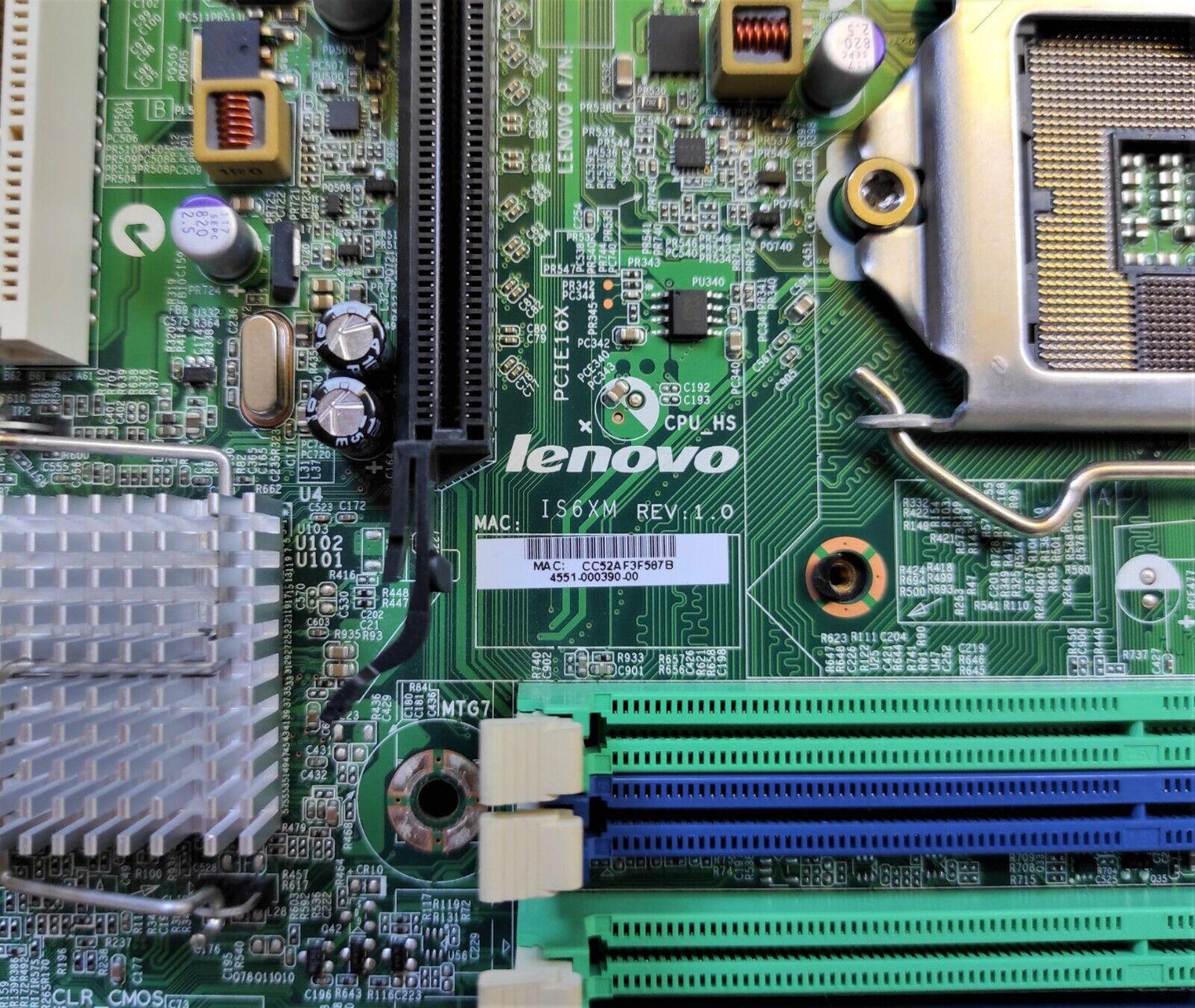 Lenovo IS6XM 03T8351 Socket 1155 DDR3 Motherboard 4551-000390-00 Intel Q67 - Retro PC Hardware & More