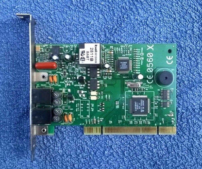 Clone V56725-RA 56K Data/Voice/fAX PCI Vintage Retro Dual Port Modem Card - Retro PC Hardware & More