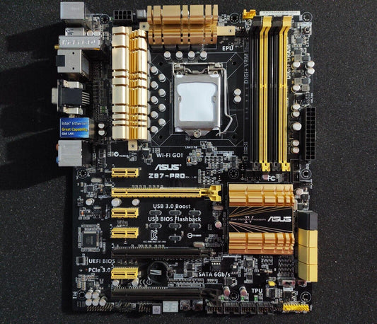 ASUS Z87 PRO Socket 1150 DDR3 ATX Motherboard Intel Z87 Chipset - Retro PC Hardware & More