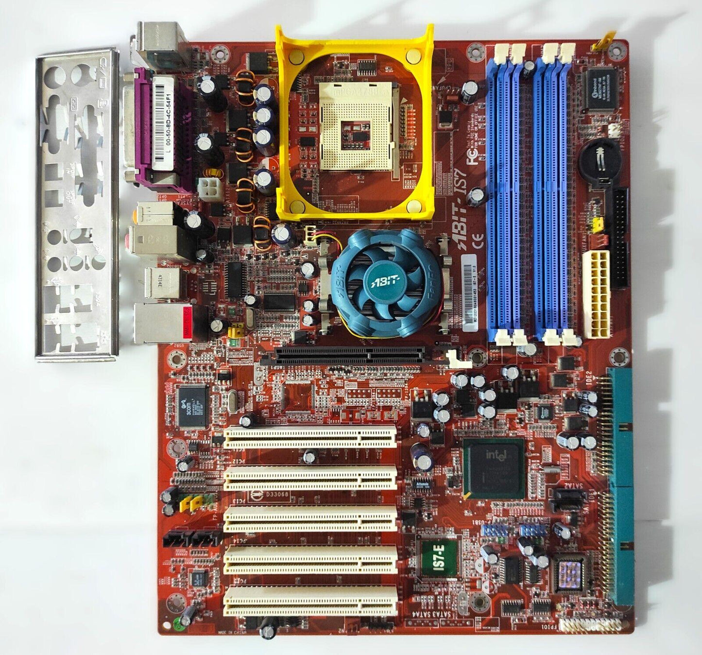 ABIT IS7-E Socket 478 ATX DDR Motherboard AGP PCI Intel 865PE Chipset - Retro PC Hardware & More