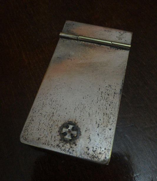 Sillem's Silver Plate Vintage Collectible Miniature Notepad Notebook - Retro PC Hardware & More