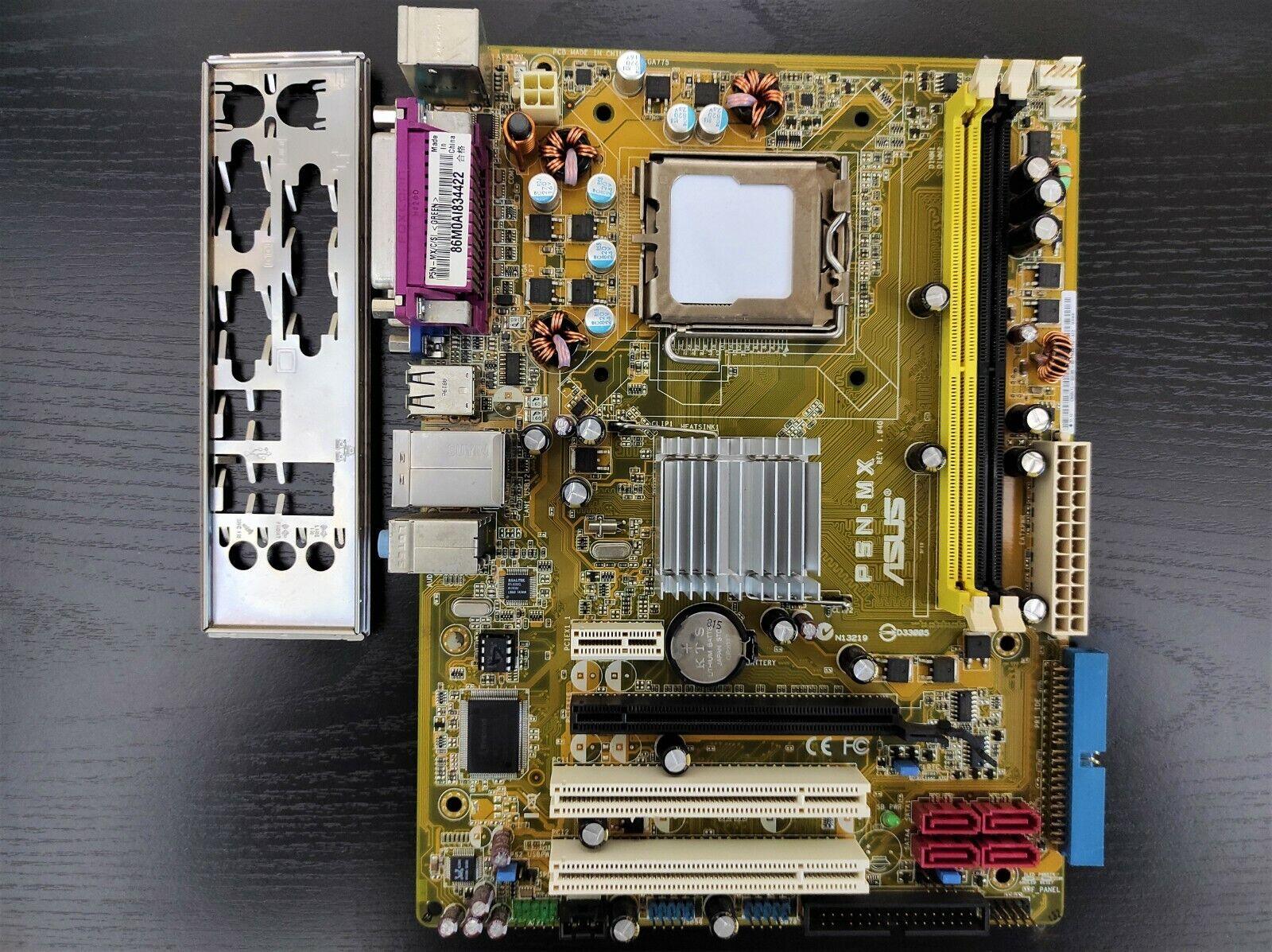 ASUS P5N-MX Socket 775 ATX Motherboard DDR2 PCIe x16 PCI SATA GeForce 7050 - Retro PC Hardware & More