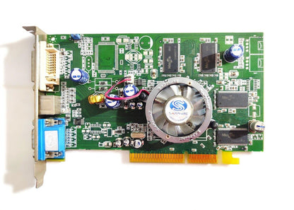 Sapphire ATI Radeon 9550 AGP 256MB VGA DVI Graphics Card 1024-EC20-FF-SA - Retro PC Hardware & More