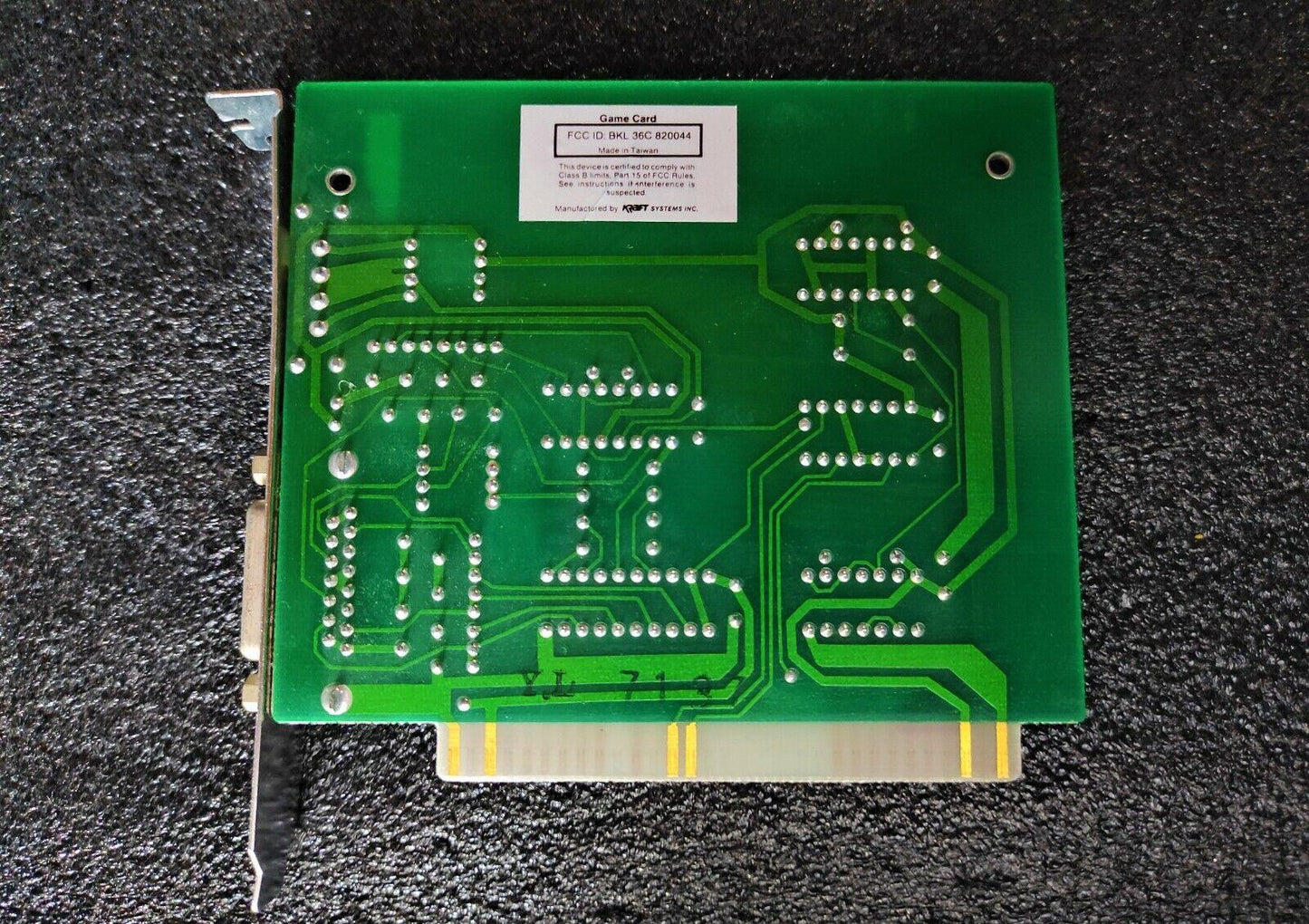 Kraft Systems Inc P/N 820044-1 Vintage Retro 8-Bit ISA BKL 36C Controller Card - Retro PC Hardware & More