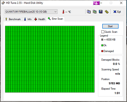 Quantum Fireball LCT 20 Internal Hard Drive 10.2GB 4500RPM IDE 3.5" HDD LD10A011 - Retro PC Hardware & More