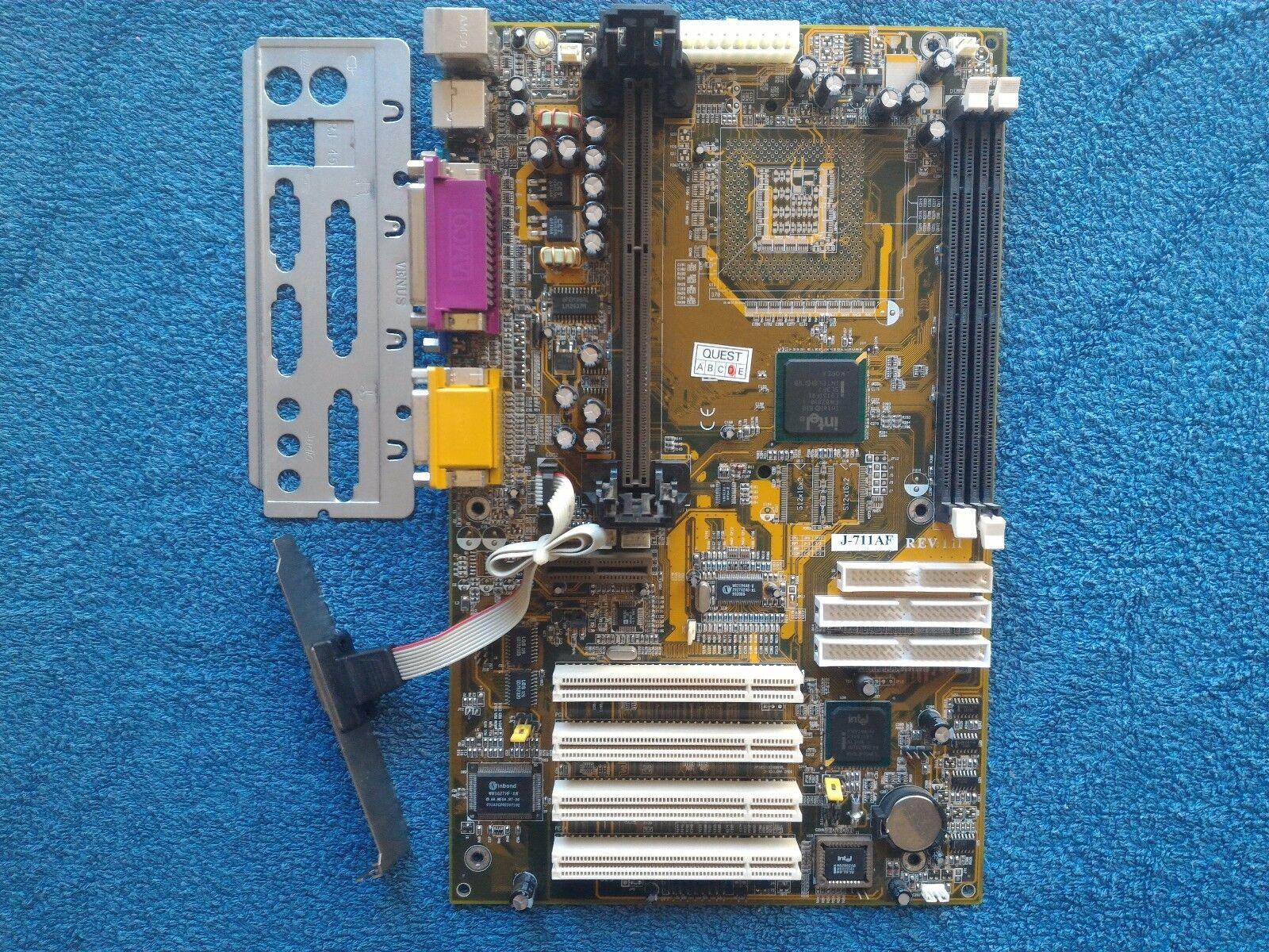 Jetway J-711AF REV 1.11 Slot 1 ATX Vintage Retro Motherboard - Retro PC Hardware & More