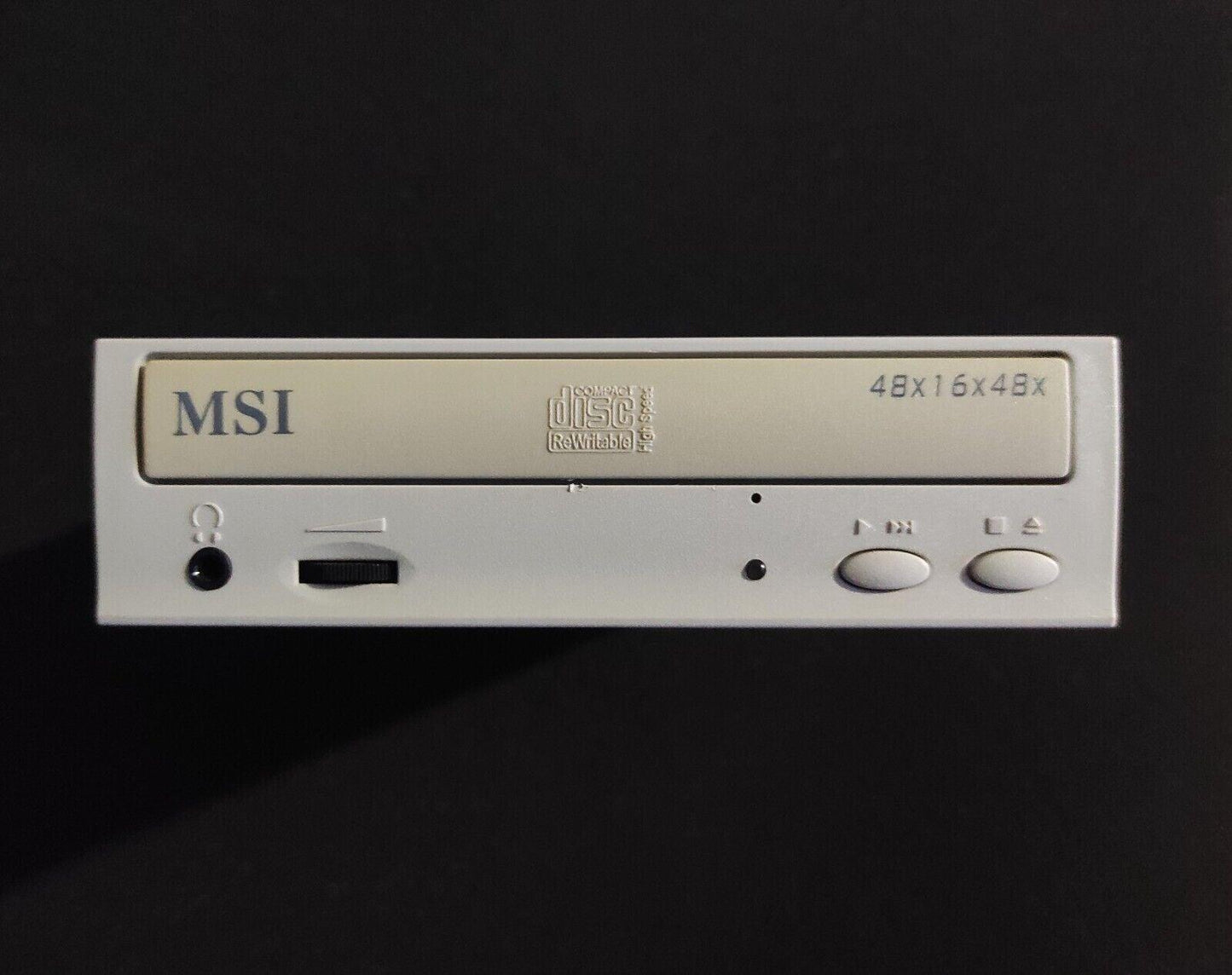 MSI CR48-A MS-8348A IDE 5.25" Internal Vintage Retro Beige CD-RW Drive 48x16x48x - Retro PC Hardware & More