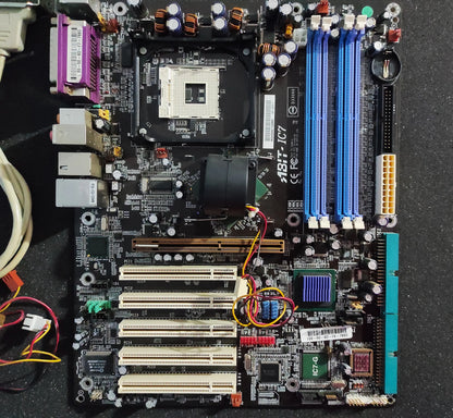 ABIT IC7-G Socket 478 ATX DDR Motherboard AGP PCI Intel 875P Chipset