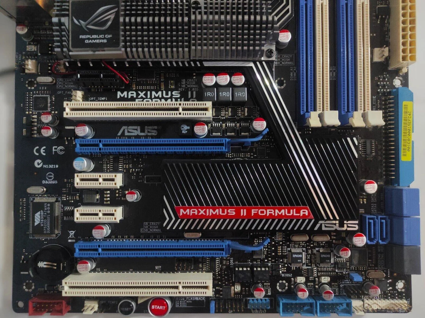 ASUS MAXIMUS II FORMULA Socket 775 ATX Motherboard DDR2 SATAII Intel P45 Chipset - Retro PC Hardware & More