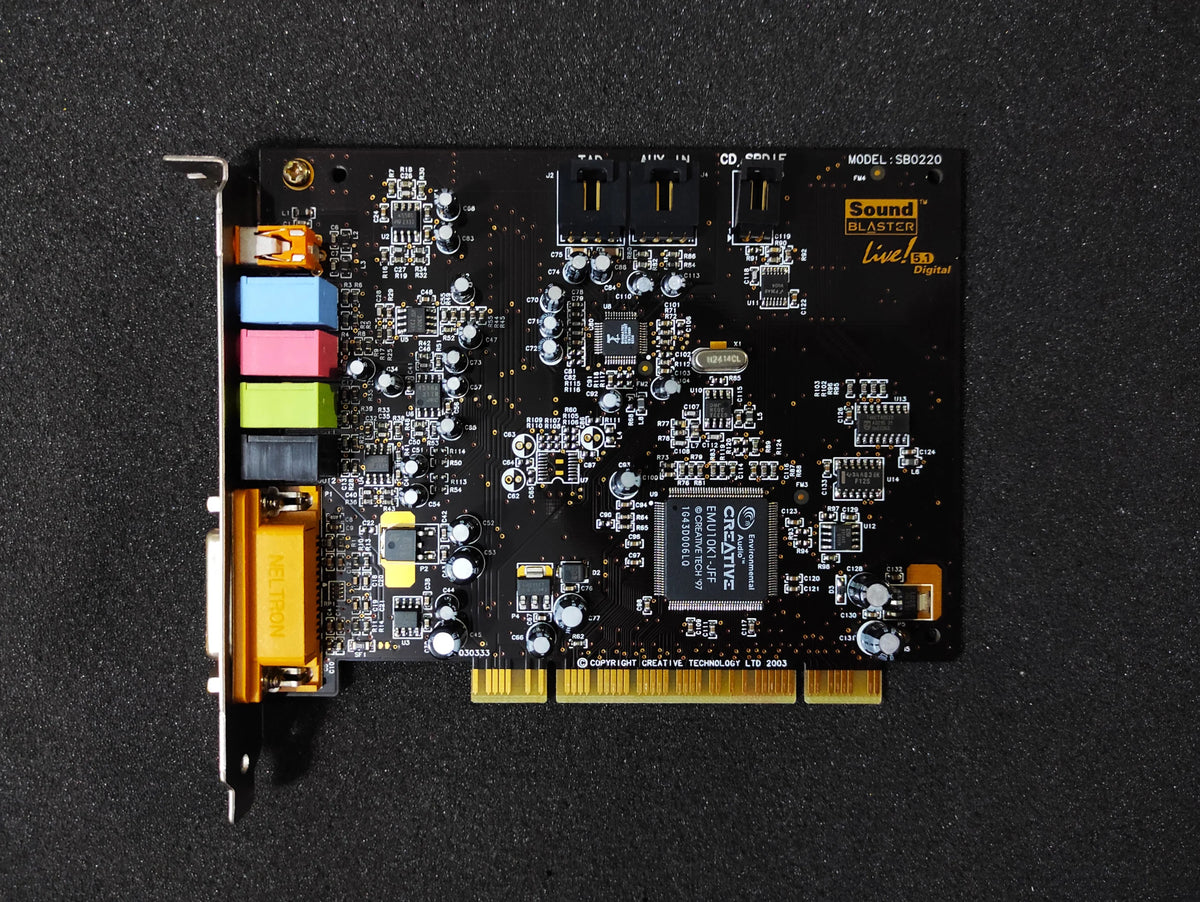 Creative Labs Sound Blaster Live! 5.1 SB0220 PCI Sound Audio Card ...