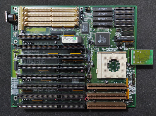 ECS UM4980 Socket 3 486 AT ISA VLB Vintage Retro Motherboard UMC UM8498/8496