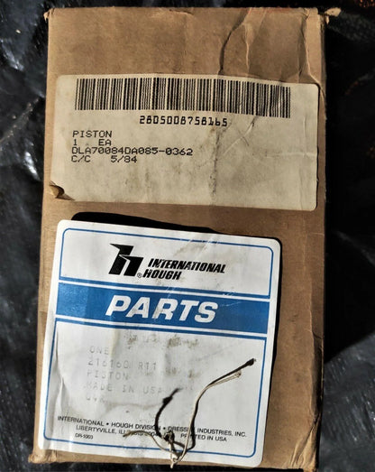 Genuine OEM International Hough Parts New Old Stock NOS Piston 216160 ...