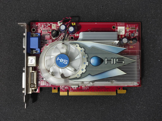 HIS ATI Radeon X1650 Pro PCIe 256MB DDR2 VGA Dual Link DVI Graphics Video Card