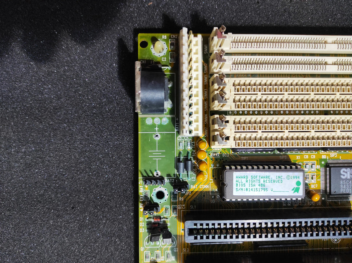 MiTAC Socket 2 486 AT ISA VLB Vintage Retro Motherboard SiS 85C471/407 ...