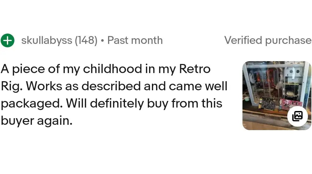 The image shows a small, rectangular glass display case with clear sides and a dark wooden frame.